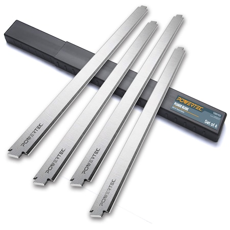 Powertec 13 in. HSS Planer Blades Replacement for Ridgid AC8630 TP1300 TP1301 TP1302, 4PK 12807DD